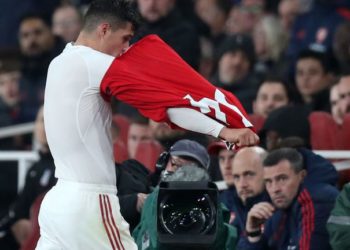 Джака разозлил фанатов «Арсенала» после замены